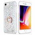 CaseUp Apple iPhone 8 Kılıf Liquid Bling Gümüş 1